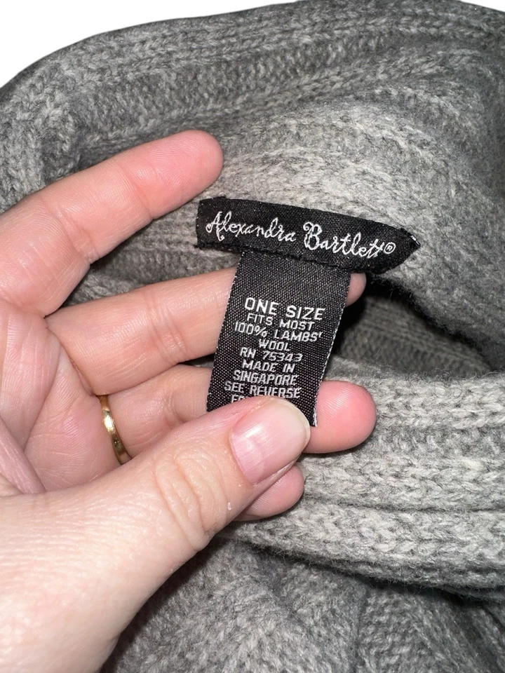 Poncho Suéter Alexandra Bartlett Mujer OS Lana de Cordero Campesino Capa Laganlook Cálido Foto 4 de 4