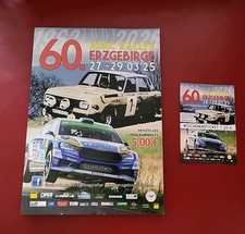 60. ADAC Erzgebigs Rallye Programmheft (97Seiten) neuwertig + Eintrittskarte