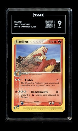 Blaziken graded TAG 9 for sale on eBay