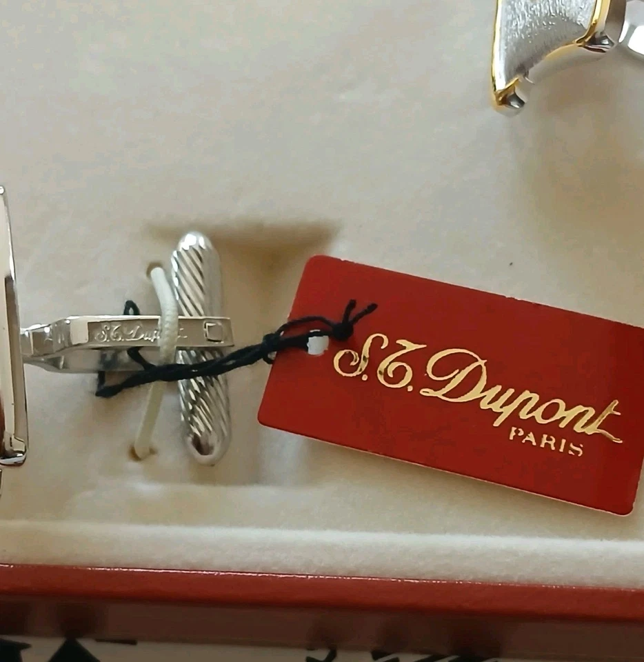 DU PONT PARIS GEMELOS VINTAGE PARA HOMBRE Foto 3 de 4