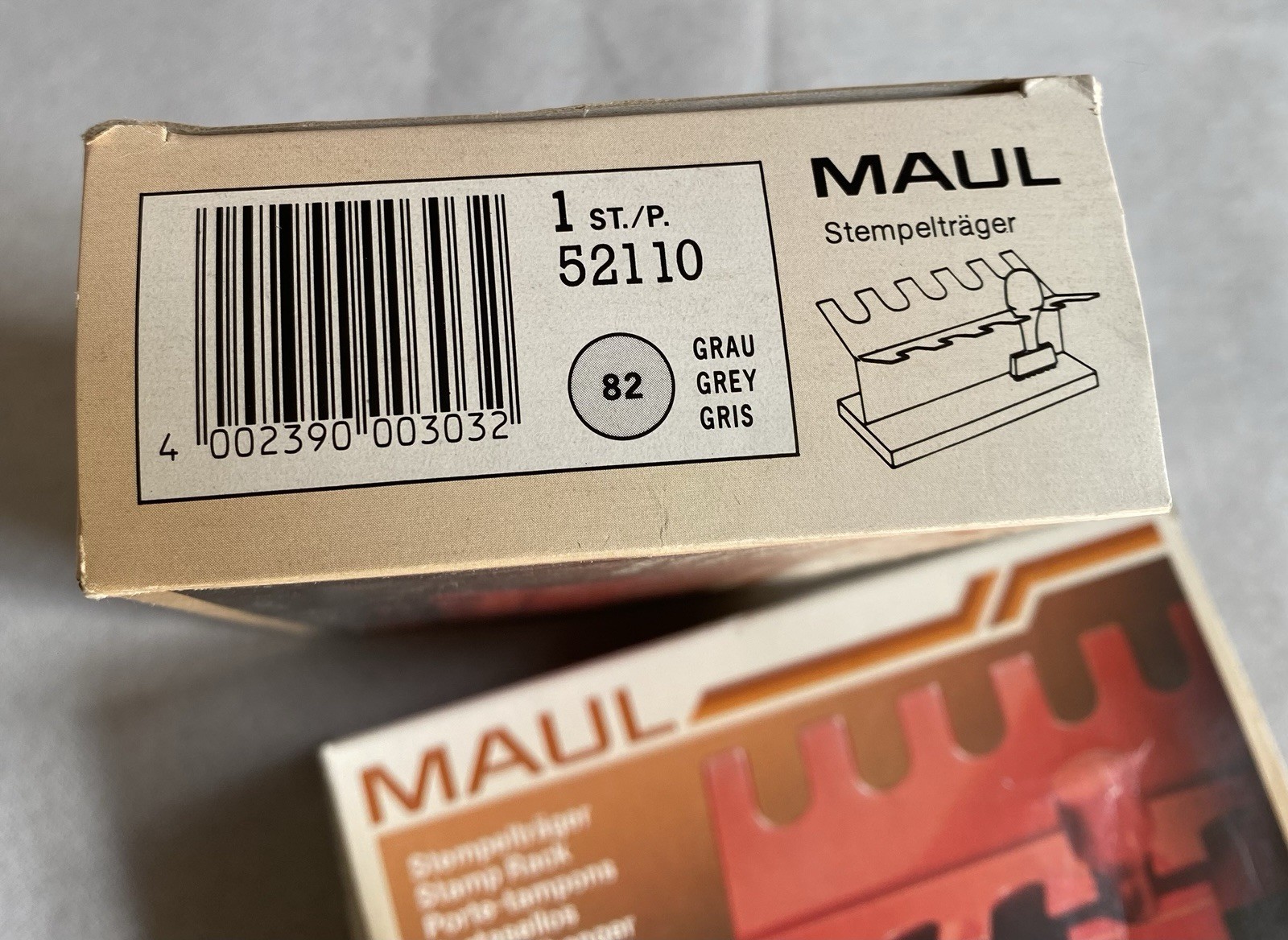 Restposten 5x Maul Stempelträger Stempelablage Stempel Halter, Neu (Sonstiges)
