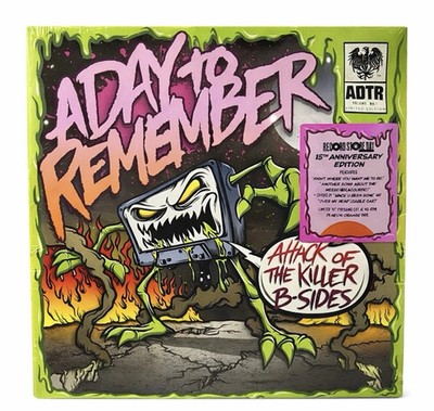 A Day To Remember Attack Of The Killer B-Sides RSD 2025 Neon Orange 10'' EP Vinyl