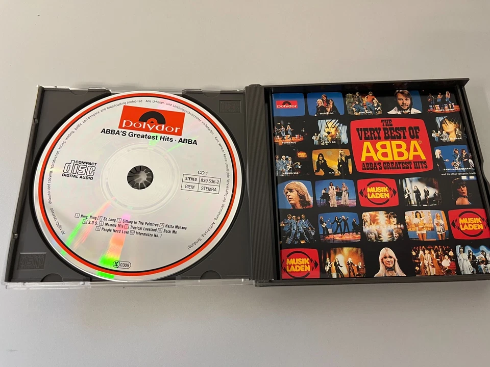 ABBA – The Very Best of ABBA (ABBA's Greatest Hits) - rare Doppel CD © 1976/89 - Bild 2 von 4