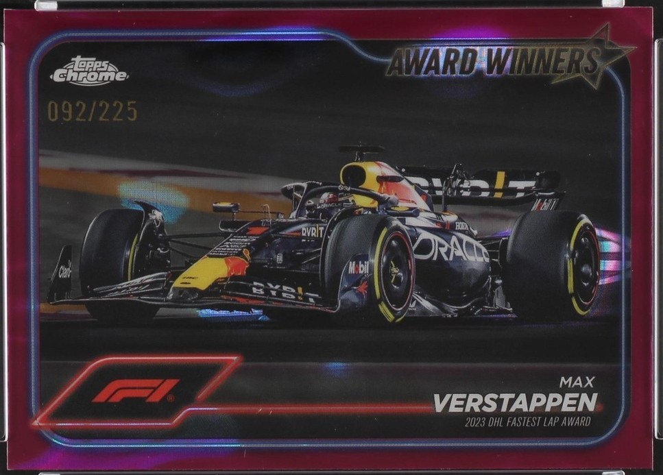 TOPPS CHROME F1 VERSTAPPEN フェルスタッペン SP 2023 TOPPS CHROME FORMULA 1 MAX VERSTAPPEN #170 GOLD CHECKER