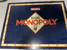 Deluxe Monopoly Board Game (Waddingtons 1986) C1