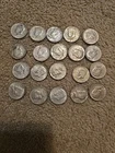 ( Lot of 20 ) 1 Roll $ 10 FV Kennedy 40% Silver Half Dollars 1965-1969