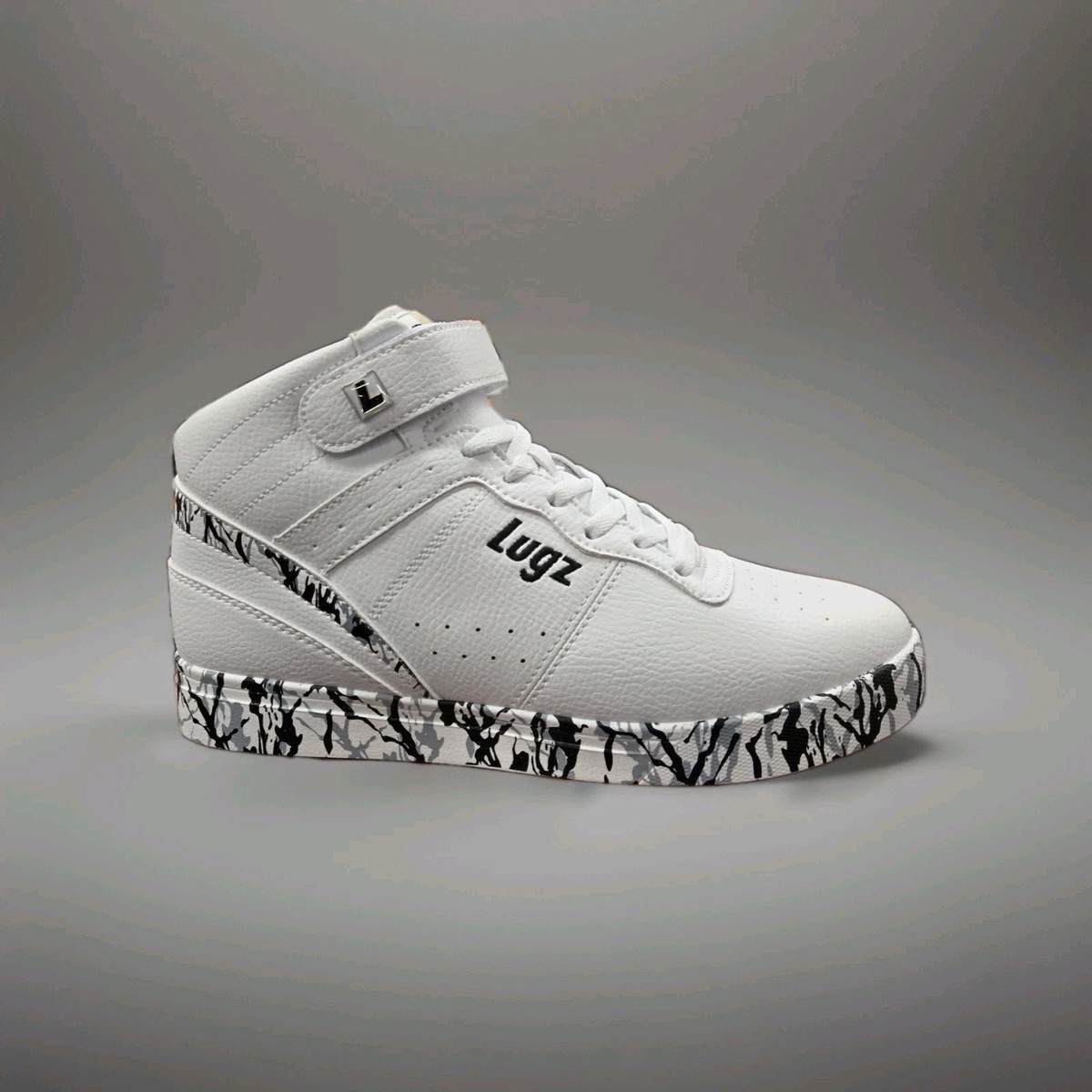 Men's Lugz Warped Mid Splatter - White/Black | eBay