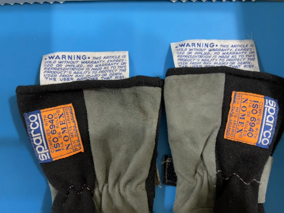 Sparco racing gloves - Premium TG S Neri Foto 2 de 4