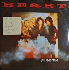 Heart Never Vinyl Record 12" VG+/G+ 12Cl 482 1988