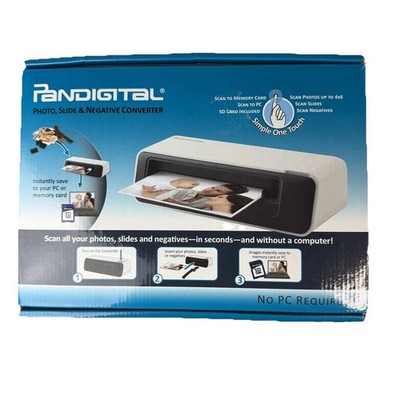 Pandigital Photo Slide Negative Converter Scanner PANSCN05 1200 dpi 4x6 SD Card