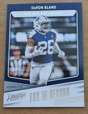 2024 Panini Prestige Football #FR-DB Daron Bland For the Record Dallas Cowboys