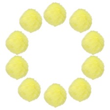 F&uuml;r 20 St&uuml;ck k&uuml;nstliche Pelz Pompons, 2,4 cm gelb