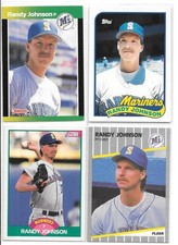 RANDY JOHNSON ROOKIE LOT 1989 TOPPS TRADED 41T DONRUSS BEST 80 SEATTLE MARINERS