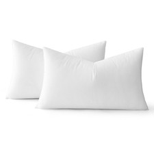MIULEE 12x20 Pillow Inserts Set of 2, Rectangle Decorative Throw Pillow Prem...