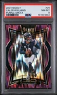 2024 Panini Select - Concourse Caleb Williams #25 Purple Shock Prizm /360 PSA 8