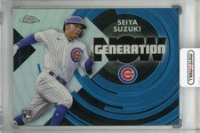 2022 Topps Chrome Update Seiya Suzuki Generation Now Chrome RC Cubs