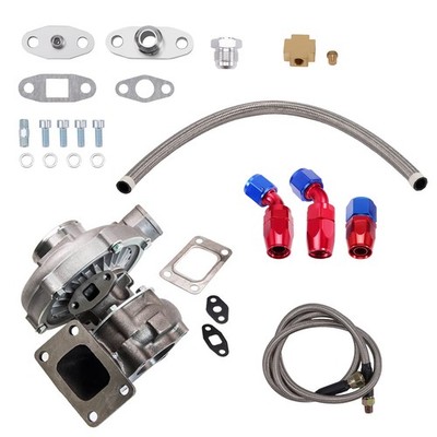 T3 t04e turbo T4 TurboCharger compressor 0.50 A/R 0.63 A/R turbine +oil lines