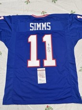 Phil Simms Signed #11 1986 Throwbacks JSA Authentic New York Giants Jersey