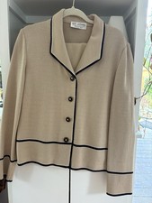 St John Collection Marie Gray Suit Size 10