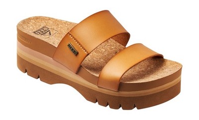 Reef Damen Cushion Vista höhere Plateau Sommer Zehentrenner Flip Flops Sandalen