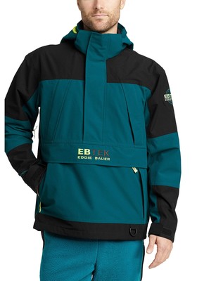 Eddie Bauer Herren Jacke Windjacke EB Tek Anorak, Dunkles Petrol Blau, XS
