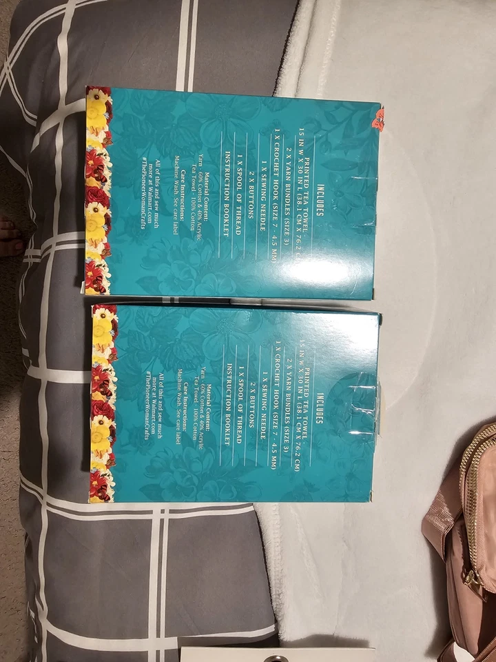 Juego de 2 toallas de ganchillo Pioneer Woman nuevas Foto 2 de 3