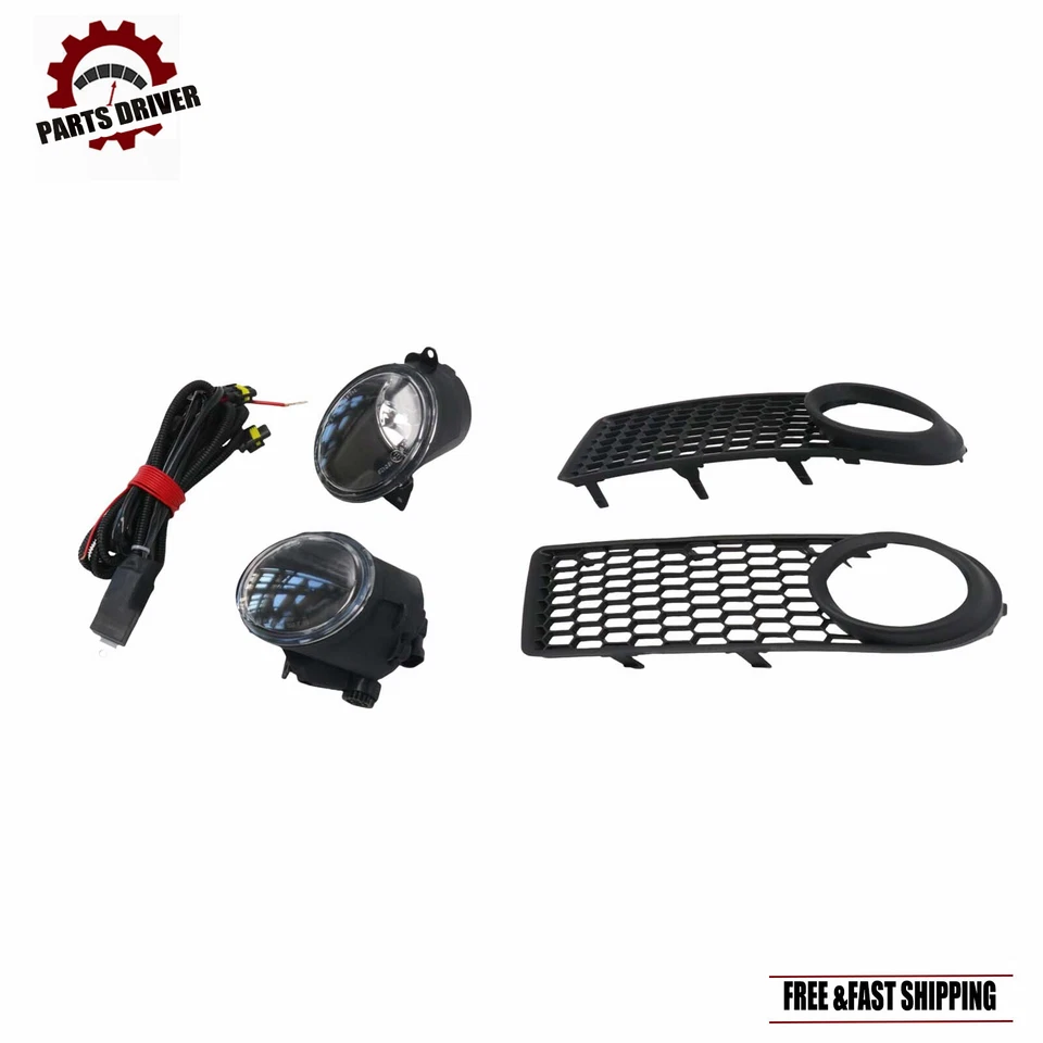 Par de luces antiniebla delanteras para parachoques VW Beetle 2006-2010 con cableado + cubiertas + bombillas Foto 3 de 4