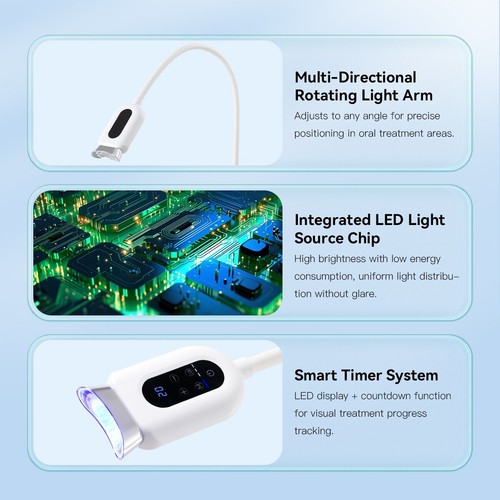 Dental Chair Teeth Whitening Lamp Bleaching Machine LED Cold Light Accelerator - Picture 11 of 17