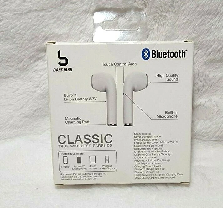 Classic earbuds bluetooth sale