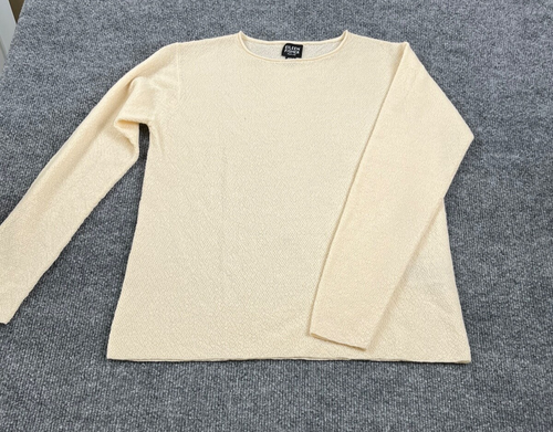 Eileen Fisher Sweater Size Petite PP Yellow 100 % Wool - Picture 2 of 7