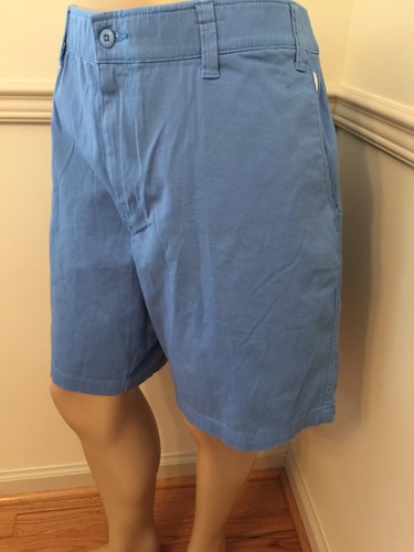 NWT Men's Foundry Shorts Flex 46 X10” Lake Blue Flat 5 Pocket Casual Twill Flat - Picture 2 of 10
