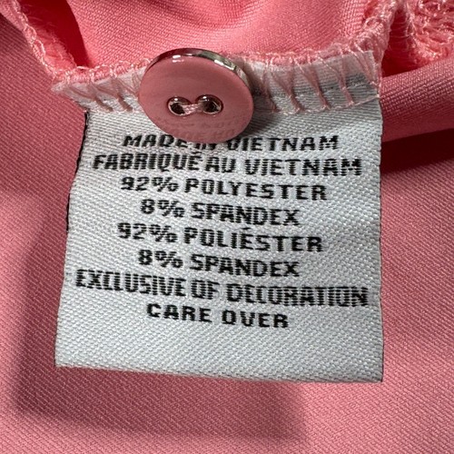 Ahead Pink Sleeveless Performance Polo Shirt M Moisture-Wicking Breathable NWT - Picture 8 of 11