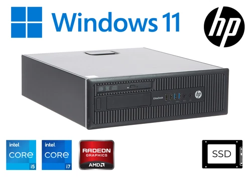 HP Elitedesk 800 SFF - Very Fast - Upto i7, 32GB, 1TB SSD, AMD R7 - Windows 11 -