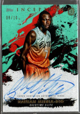 2021-22 Topps Inception Overtime Elite Aqua #IANMD Nathan Missia-Dio Auto /10