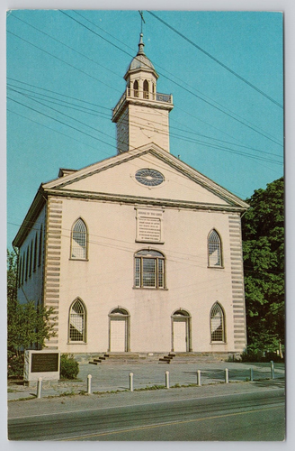 Mormonentempel Kirtland Ohio Lake County Chrom Postkarte nicht verschickt