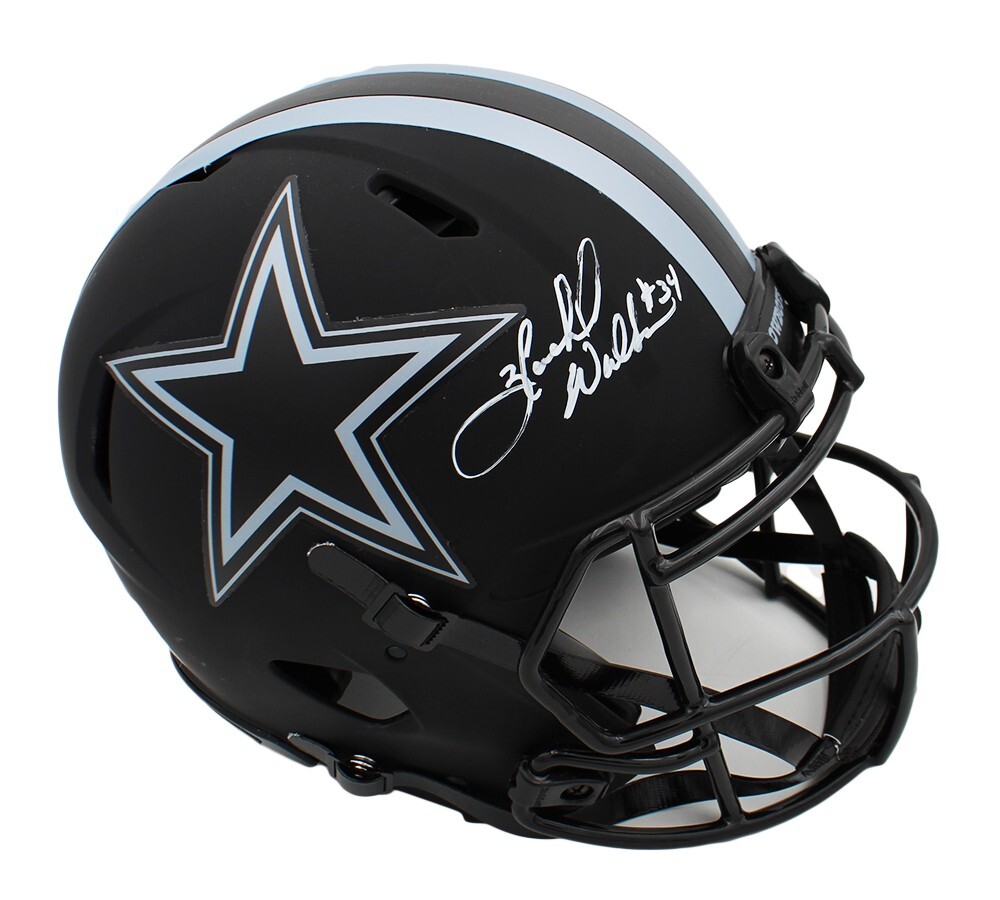 Herschel Walker Autographed Signed Dallas Cowboys Speed Authentic Eclipse NFL Helmet 