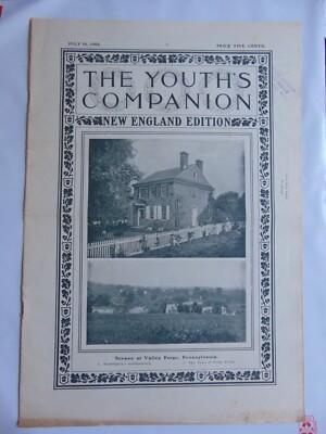 The Youth's Companion Magazine July 16 1903 Valley Forge Scenes