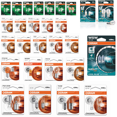 Osram bulbs 12V various Models Glass Base Metal Base Soffitte Free Choice...