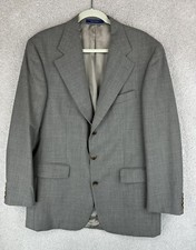 Chaps Ralph Lauren Jacket Blazer Mens 41 Long Gray Career Professional Business