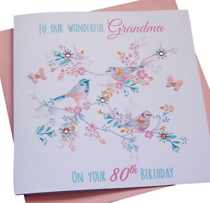Sister Personalised Handmade Birthday Card Friend Nanny Auntie Mum Daughter