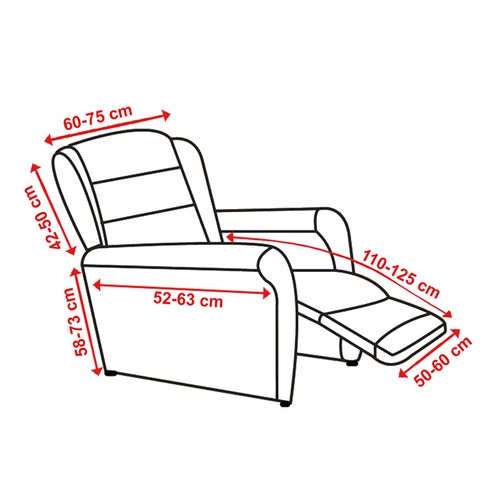 Copripoltrona relax Comfort di Morbidissimi elasticizzato Z440 - Imagen 32 de 40