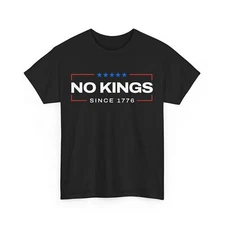 No Kings Since 1776 Simple T-Shirt