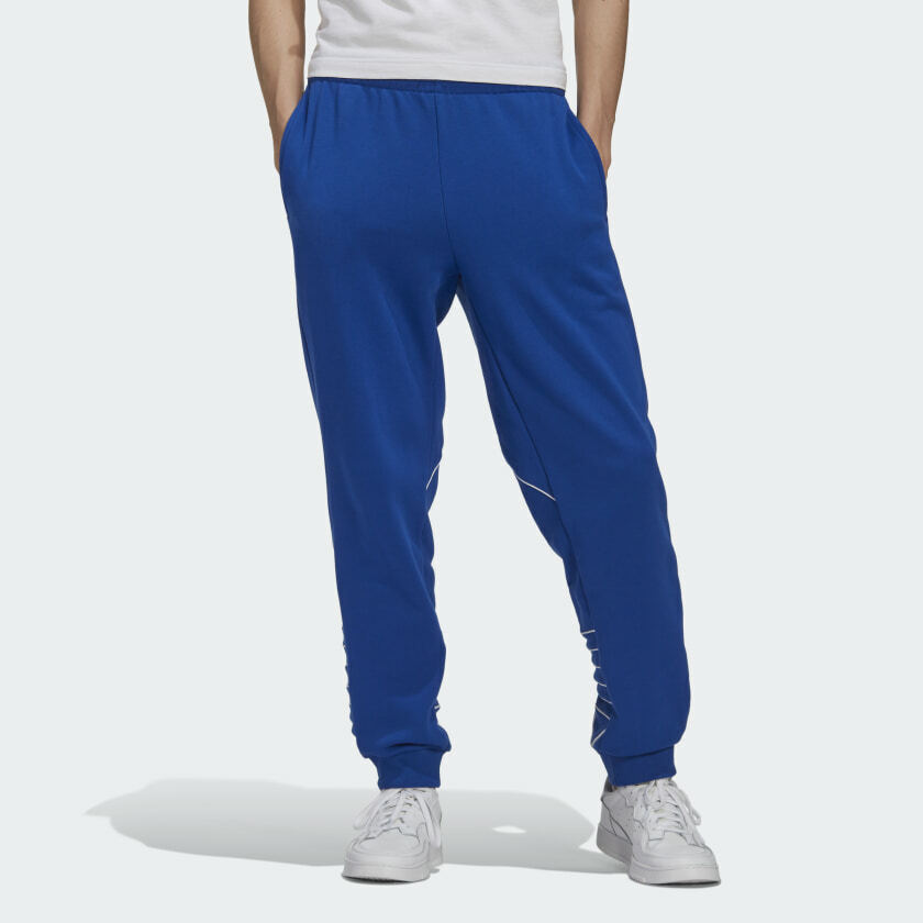 パンツ Adidas Big Trefoil Track Pants adidas originals Big Trefoil Track Pants Men Black logo FM9898