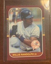 1987 Donruss Opening Day Box Set Willie Randolph #246