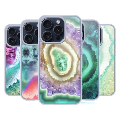 MONIKA STRIGEL AMETHYST GEL CASE COMPATIBLE WITH APPLE iPHONE PHONES & MAGSAFE