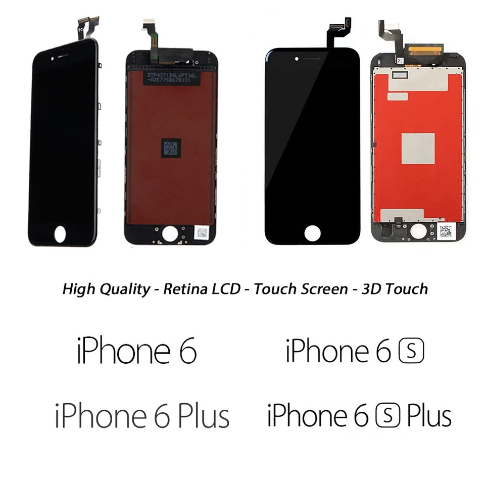 TECH REPAIR LAB NEU iPhone 6 6 Plus 6S 6S Plus Retina LCD Digitister 3D Touchscreen Baugruppe