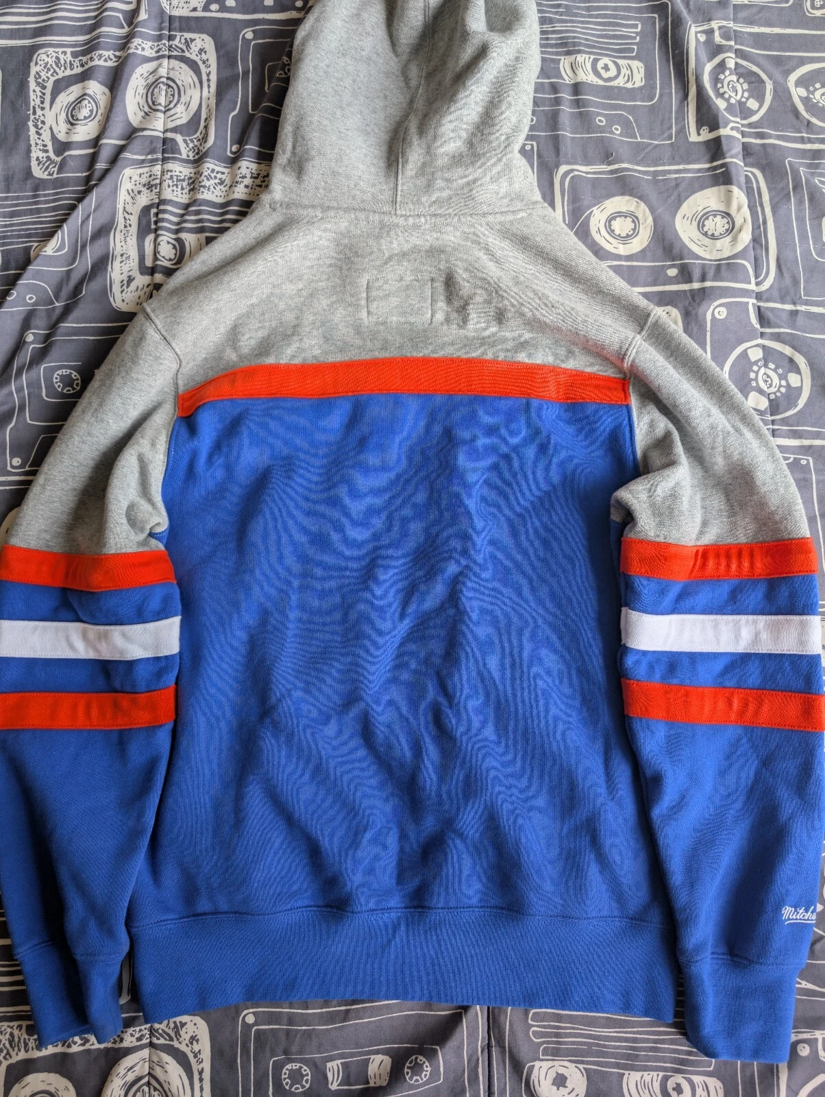 Felpa con cappuccio Mitchell and Ness NY New York Knicks NBA Head Coach da uomo taglia small