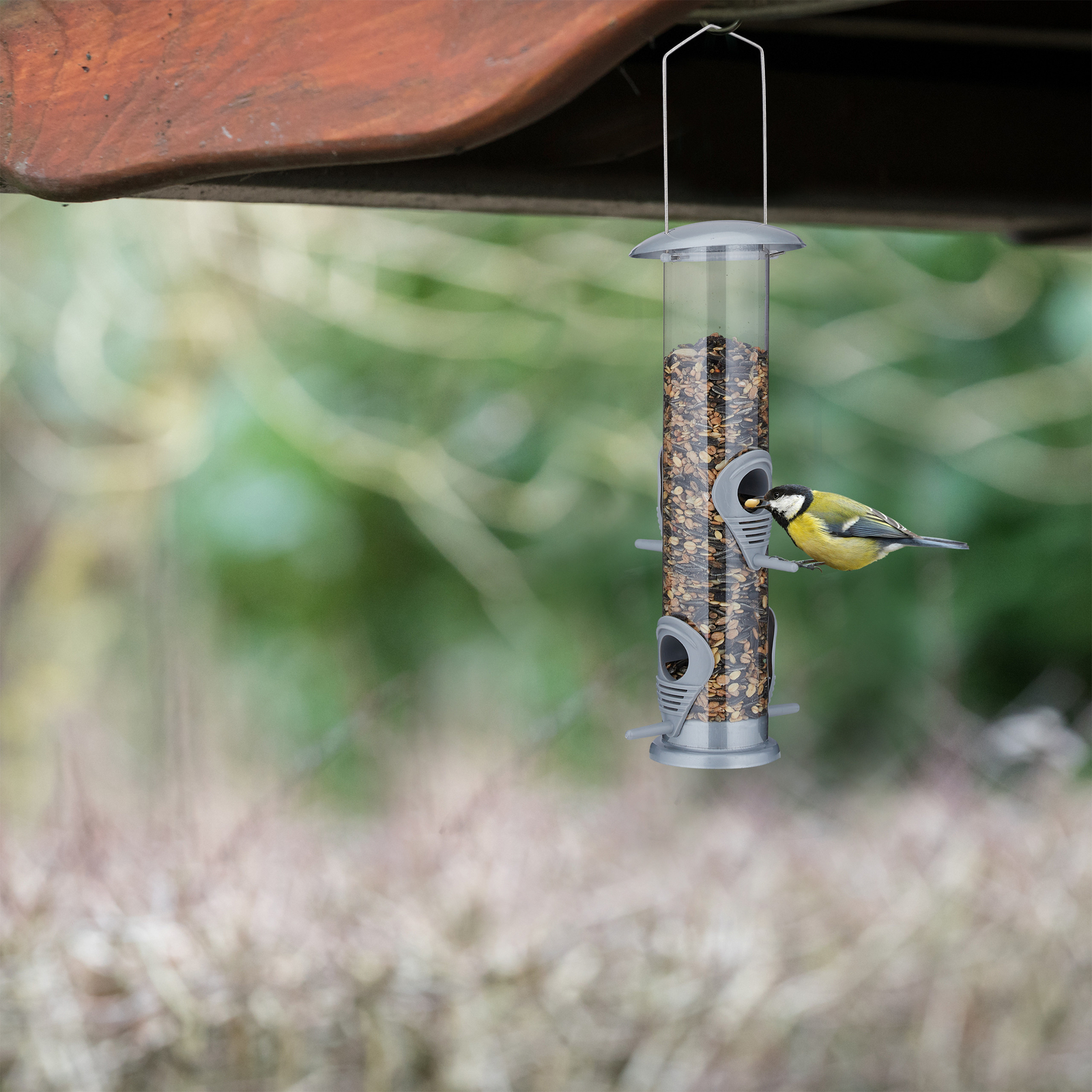 Vogelfutterspender Vogelfutterstation Futterröhre Futtersäule