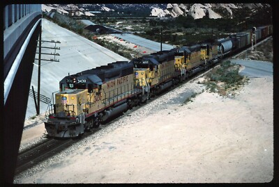 Original Schienenfolie - UP Union Pacific Railroad 3430+ Pine Lodge ca 5-1988