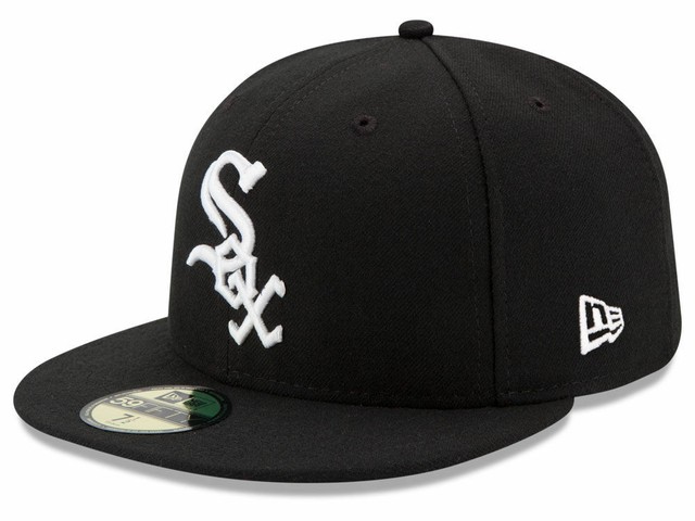 black mlb logo hat